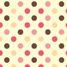 Papel de Parede Adesivo Poá 005 Rosa e Amarelo 4.20x0.58m - 2