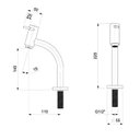 Ver imagem 5 de Torneira Celite Basic para Lavatório Bica Baixa Preta