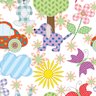 Papel de Parede Adesivo Infantil 006 Costura 1.80x0.58m - 2