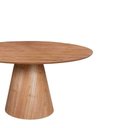 Ver imagem 2 de Mesa de Jantar Cone Tampo Mdf 130x130 Base Mdf Laminado Cinamomo:cinamomo