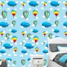 Papel de Parede Adesivo Infantil 021 Balões 1.80x0.58m - 1