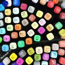 Ver imagem 6 de Conjunto de Canetas Marcador Permanente Ponta Dupla 120 Cores