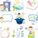 Ver imagem 2 de Papel de Parede Adesivo Infantil 014 Escola 1.80x0.58m