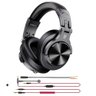 Fone de Ouvido OneOdio A71 Fusion Black DJ Headphone + Cabos - 1