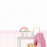 Papel de Parede Adesivo Baby 022 Rosa 1.80x0.58m - 1