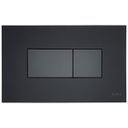 Ver imagem 1 de Acabamento Hydra Quadra Duo Preto Fosco Soft Touch Descarga Embutida Pneumática - 4900fhqdduopt