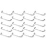 Alça Barra De Apoio Kit 20 Uni 30cm Inox Cromado Banheiro Idoso Deficiente Criança Acessibilidade Ge - 1