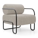 Ver imagem 5 de Kit 02 Poltronas Decorativas Orgânica Living Miska Bouclê Bege - Abmaza