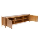 Ver imagem 5 de Rack para TV até 75 Polegadas 220cm Madeira Maciça Baru CabeCasa MadeiraOriginals Madeiraoriginal Marrom/Cacau