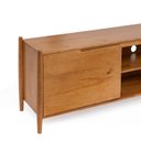 Ver imagem 4 de Rack para TV até 75 Polegadas 220cm Madeira Maciça Baru CabeCasa MadeiraOriginals Madeiraoriginal Marrom/Cacau