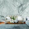 Papel de Parede Painel 3D Mármore Calacata Cinza Claro 3M Auto Colante Lavável Revestimento - 2