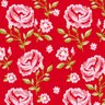 Papel de Parede Adesivo Floral 019 Vermelho 3.00x0.58m - 2