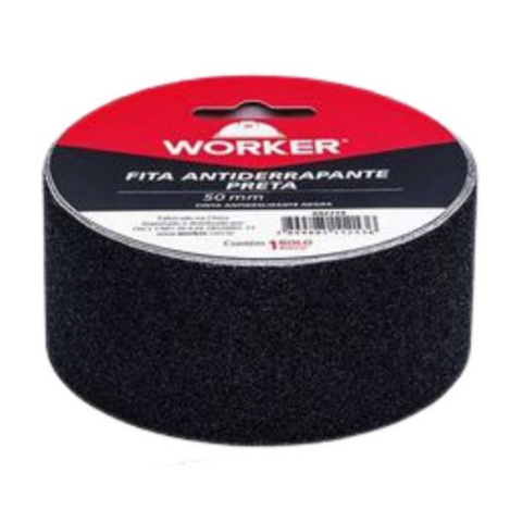 Fita Antiderrapante Preta 50mm X 5m Autoadesiva:Preto