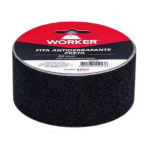 Fita Antiderrapante Preta 50mm X 5m Autoadesiva:Preto