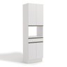 Armário de Cozinha Torre Fornos 70cm 1 Nicho 4 Portas 1 Gavetas G751 Maxxi Kappesberg - Branco - 1