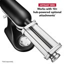 Ver imagem 4 de Kitchenaid Artisan Mini Mixer 3.5qt, 10 Velocidades, Preto