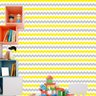 Papel de Parede Adesivo Chevron 037 Amarelo 3.00x0.58m - 1