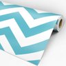 Papel de Parede Adesivo Chevron 035 Turquesa 2.40x0.58m - 3