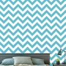 Papel de Parede Adesivo Chevron 035 Turquesa 2.40x0.58m - 1