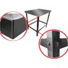 Mesa De Serviço Confeitaria Açougue Padaria 55x55 Slim Tampo Inox - 3