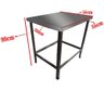 Mesa De Serviço Confeitaria Açougue Padaria 55x55 Slim Tampo Inox - 4