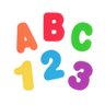 Brinquedo de Banho Letras e Números 36 Peças - Buba Brinquedo Didático - 3