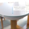 Conjunto Sala de Jantar Natalle e Rubi 4 Lugares Mesa Redonda 1m e 4 Cadeiras Moveis Mix - 5