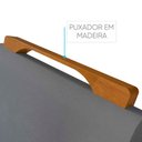 Ver imagem 6 de Conjunto Sala de Jantar Natalle e Rubi 4 Lugares Mesa Redonda 1m e 4 Cadeiras Moveis Mix