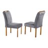 Conjunto Sala de Jantar Natalle e Rubi 4 Lugares Mesa Redonda 1m e 4 Cadeiras Moveis Mix - 4