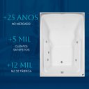 Ver imagem 5 de Banheira Dupla Toronto com Hidro - 127v