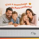 Ver imagem 3 de Cama Box Baú Colchão Casal Molas Ensacadas City Pillow Top 138x188x64cm Branco / Cinza Hellen
