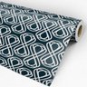 Papel de Parede Adesivo Geométrico 020 Branco 3.60x0.58m - 3