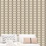 Papel de Parede Adesivo Geométrico 018 Bege 3.60x0.58m - 1