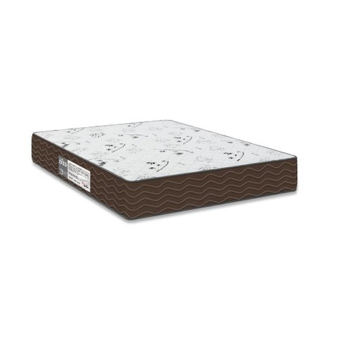 Colchão Casal e-Shop Casa D33 One Face - 17x138x188cm - Suede Marrom