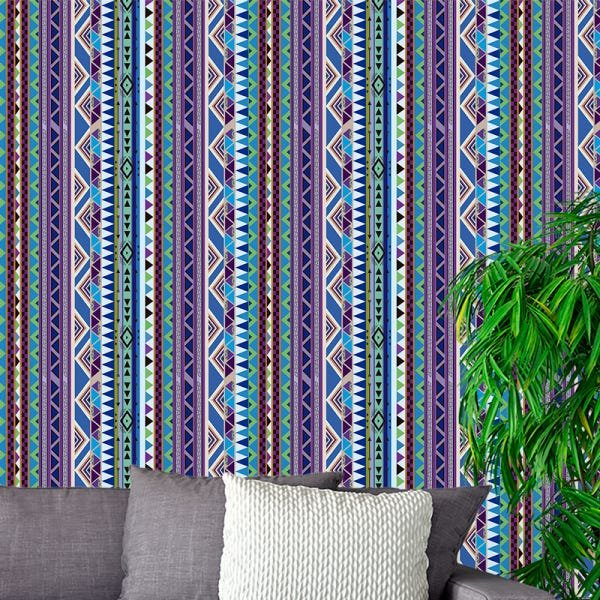 Papel de Parede Adesivo Casual 019 Geométrico 1.80x0.58m - 1
