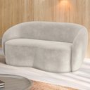 Ver imagem 5 de Sofá 3 Lugares 180cm Sala de Estar Living Oscar K01 Veludo Bege