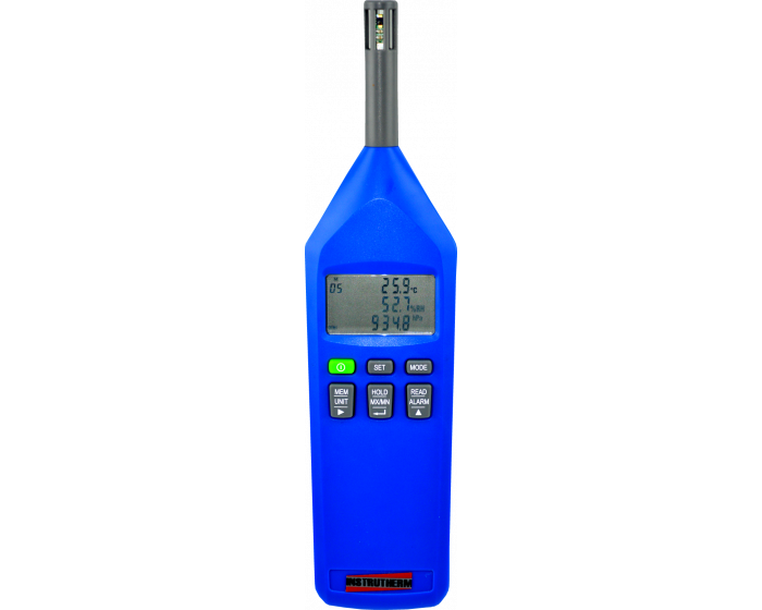 Termo Higrômetro Barômetro Digital Temperatura -40 A 100C Multi Funções Thb-100 Portátil Estojo Com 