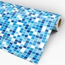 Papel de Parede Adesivo Pastilha 035 Azul 1.80x0.58m - 3