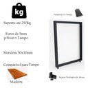 Ver imagem 6 de Pes Retangulares de Mesa Estilo Industrial 75x60cm Kit C/2un - Dourado