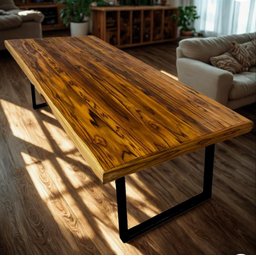 Bases Retangulares de Mesa Estilo Industrial 75x60cm Kit C/2un - Dourado - 3