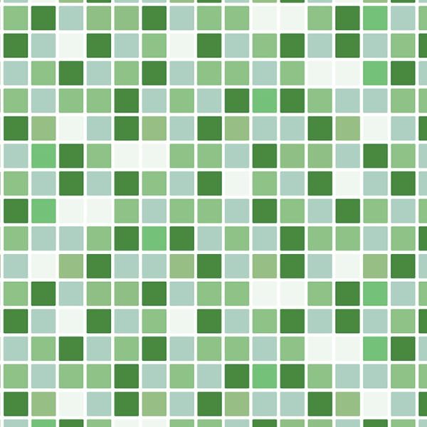 Papel de Parede Adesivo Pastilha 016 Verde 4.80x0.58m - 2