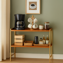 Ver imagem 2 de Aparador Industrial Multiuso para Hall de Entrada Londres Cantinho do Café - Jm3 Móveis:freijó/doura