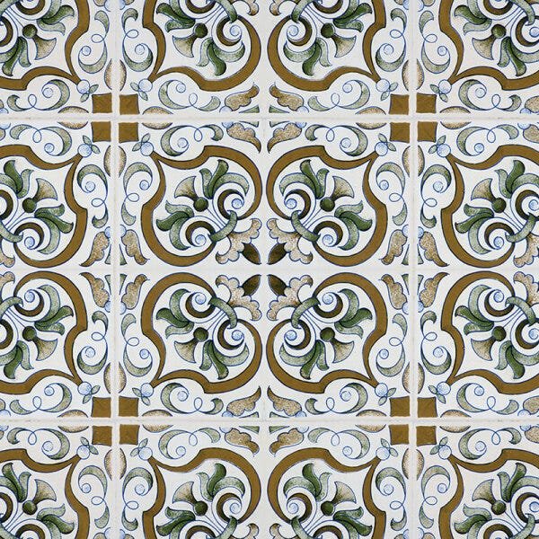 Papel de Parede Adesivo Azulejo 018 Português 3.00x0.58m - 2