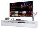 Ver imagem 1 de Rack Suspenso para Tv Life 1.36 Branco Acetinado - Móveisaqui