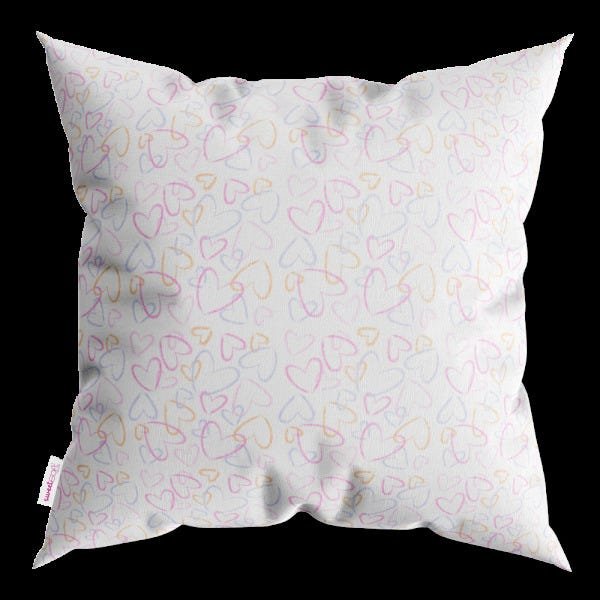 Kit 4 Capas de Almofadas Decorativas Pattern Coração - 2