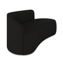 Ver imagem 7 de Sofá 3 Lugares Orgânico 180cm Morgan e Poltrona Lua Suede Preto D03 - D'Rossi