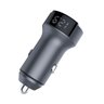 Carregador Veicular Ultra Rápido 36w com Mostrador de Voltagem Geonav Cinza - 3