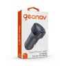 Carregador Veicular Ultra Rápido 36w com Mostrador de Voltagem Geonav Cinza - 2