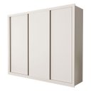 Ver imagem 2 de Guarda-roupa Casal 3 Portas 6 Gavetas Nápoli - Branco