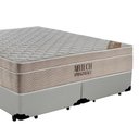Ver imagem 6 de Cama Box King Bipartido Sintético + Colchão Ortobom Airtech Molas Ensacadas 65x193x203 Branco